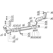 Ensemble conduit air chaud