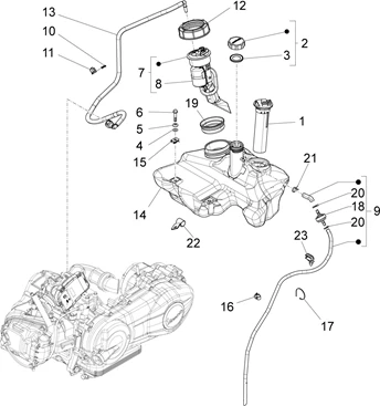 Réservoir carburant