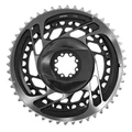 PLATEAU ROUTE DIRECT MOUNT POUR SRAM ORIGINE 48/35DTS INTERIEUR+EXTERIEUR RED 2x12 ALU NOIR 11V.