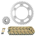 CHAIN AND SPROCKET KIT FOR KTM 690 ENDURO 2008>2010, ENDURO R 2009>2013, ENDURO R ABS 2014>2017  520  15x45  (Ø SPROCKET 125/150/8.5)  (OEM SPECIFICATIONS)  -AFAM-
