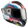 CASQUE MODULABLE MT HELMETS ATOM 2 SV BAST A0 DOUBLE ECRANS BLEU/NOIR/ROUGE MAT XS (ECE 22.06 P/J P/J)