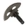 AXE/PIGNON DE KICK SCOOT ADAPTABLE SCOOT 50 CHINOIS 4T GY6/PEUGEOT 50 KISBEE, V-CLIC 4T/SYM 50 ORBIT 4T/BAOTIAN 50 BT49QT 4T (LONGUEUR 76mm)  -P2R-