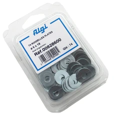 RONDELLE PLATE ACIER DIAM 6x24 (BLISTER DE 30) (00829601) -ALGI
