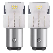 LIGHT BULB - LED 12V 2W FOOT BAY15d 6000K -Cold white lighting - Std P21/5W LEDRIVING (Brake light or parking light) (2 on a blister pack) -OSRAM