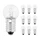 LIGHT BULB 6V 6W STANDART E10 FOOT G14 (SCREW BASE) CLEAR (PARKING LIGHT) (SOLD PER 10) -SELECTION P2R