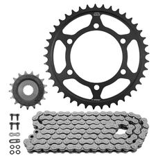 KIT CHAINE ADAPTABLE TRIUMPH 900 STREET TWIN 2016>2022, SPEED TWIN 2023> 520 17x41 (DIAM COURONNE 106/125/10.5) (DEMULTIPLICATION ORIGINE) -JT SPROCKETS/DID