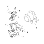 Corps papillon - Injecteur - Raccord d'admission 