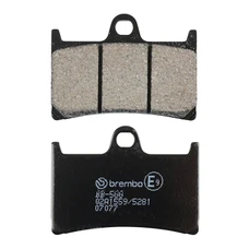 PLAQUETTE DE FREIN BREMBO POUR YAMAHA 560 TMAX 2020> AR, 530 TMAX 2012>2019 AR, 500 TMAX 2001>2003 AR (SCOOTER CARBONE CERAMIQUE) -07077