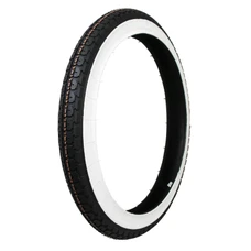 PNEU CYCLO 17''  2.25-17 (2 1/4-17) MITAS B4 FLANCS BLANCS TT 39J REINF