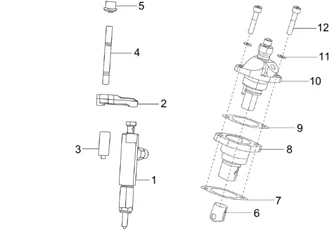 Corps papillon - Injecteur - Raccord d'admission