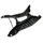 MARCHE PIED/PLANCHER ORIGINE PIAGGIO VESPA PRIMAVERA 50-125 2T 4T ELECTRIQUE 2013>2023 NOIR 98/A  -67361200XN2-