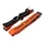 SANGLE MOTO RTECH A BOUCLE AUTOMATIQUE AVEC MOUSQUETON ORANGE 38mm x 2,1M (RESISTANCE 550KG) (VENDU PAR PAIRE)