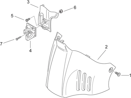 Carrosserie centrale III - cv r. pieds