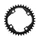 CHAINRING FOR MTB- Ø104 - 4arms-FOR SINGLE- 36T. Ø104 BLACK -ALUMINIUM- 7075 STRONGLIGHT . X01 11 Speed- Thickness 5 mm
