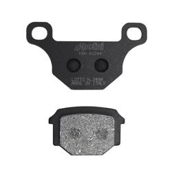 BRAKE PADS -POLINI FOR RIEJU 50 MRT Front, 50 SUPERMOTARD Front / GILERA 50 STALKER Front (L 88.15mm - 56.1mm - H 49.1mm - 36.1mm - thk7.8mm - 10.2mm) (174.0187) (ORIGINAL)