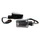 TURN SIGNAL (UNIVERSAL) REPLAY MINI RECTANGLE BLANC/BLACK (PAIR) ** (L 76mm / H 40mm / Wd 36mm)