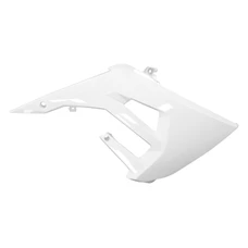 CARENAGE/CACHE RESERVOIR 50 A BOITE ADAPTABLE DERBI 50 SENDA XTREME 2018>/GILERA 50 RCR 2018>, SMT 2018> BLANC BRILLANT DROIT  -P2R-