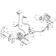 CANALISATION D'HUILE-PINCES FREIN