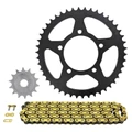 KIT CHAINE ADAPTABLE ZONTES 125 G1 2020>, GK 2022>, U 2020> 520 14x46 (DIAM COURONNE 112/90/10,5) (DEMULTIPLICATION ORIGINE) -AFAM