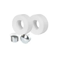 HANDLEBAR TAPE- VELOX TRESSOSTAR 90 -COTTON- WHITE 20mm x 2,80M (PAIR ON BLISTER)