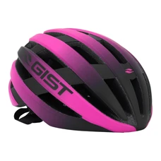 CASQUE VELO ADULTE GIST ROUTE REVOL ROSE/NOIR FEMME ET JUNIOR FULL IN-MOLD TAILLE 54-58 REGLAGE MOLETTE