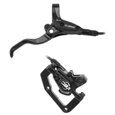 DISC BRAKE KIT- HYDRAULIC FOR MTB- CLARKS CLOUT BLACK REAR - DUAL PISTON HOSE 1750mm (WITHOUT DISC 160mm POST-MOUNT WITH ADAPTER IS FOR Ø180mm