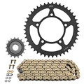 KIT CHAINE ADAPTABLE APRILIA 660 RS660 2020>, TUONO 660 2020> 520 17x43 (DIAM COURONNE 80/104/10.5) (DEMULTIPLICATION ORIGINE) -JT SPROCKETS/DID