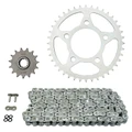 KIT CHAINE ADAPTABLE HONDA 500 CB 1994>2003 525 15x40 (DIAM COURONNE 80/110/12.5) (DEMULTIPLICATION ORIGINE) -AFAM