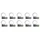 COLLIER DE SERRAGE METAL A CREMAILLERE  8 A 12 mm  (SACHET DE 10 PIECES) LARGEUR 9 mm  -P2R-