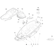 Logement casque - Dessous de selle