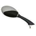 RETROVISEUR ADAPTABLE PIAGGIO 50-125 VESPA ET2, ET4 M8/125 DROIT NOIR-GRIS -HOMOLOGUE- -VICMA