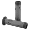 REVETEMENT POIGNEE PROGRIP MOTO ON ROAD 718 DOUBLE DENSITE NOIR/TITANIUM CLOSED END 122mm (PAIRE)