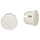 HANDLEBAR END PLUG- FOR ROAD BIKE- VELOX WHITE (PAIR ON CARD)