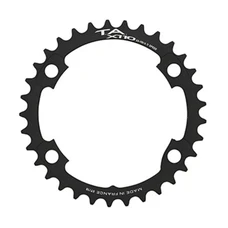 PLATEAU ROUTE 4BRA D.110 POUR SHIMANO ULTEGRA R8000 / 6800 TA X110 39DTS INTERIEUR COMPATIBLE TIAGRA 4700/105 5800+R7000/DURA ACE 9000+9100 NOIR 11V.