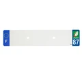 BANDE PLAQUE AUTO 520x110 POUR PVC VIERGE DEP. 87/EURO (VENDU A L'UNITE)