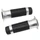 GRIP- REPLAY "On road" R382 SILVER - CLOSED END (Pair)