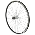 WHEEL FOR MTB- 26" P2R REAR BLACK DOUBLE-WALLED - ALUMINIUM HUB - QUICK RELEASE CASSETTE 9/8 Speed