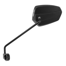 MIRROR FOR BICYCLE -ERGOTEC M-77 L PLASTIC/STEEL - LEFT - BLACK - 120 x 80 x 55 mm