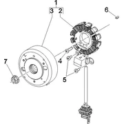 Volant magnetique