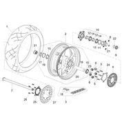 Roue arrière