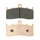 PLAQUETTE DE FREIN CL BRAKES POUR BMW 850 R R 2002> AV, 1100 R S 2000>2006 AV, 1150 R R 1999>2006 AV, 1200 R R 2006>2014 AV, 1300 K R 2009>2015 (1 JEU DE 2 PLAQUETTES) (2960 A3+ TOURING METAL FRITTE)