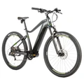 EBIKE - MTB LEADER FOX 29'' SWAN 2023 "For men" Grey - 9 Speed - BAFANG CENTRAL ENGINE M300 36V 80Nm BATTERY 15Ah (Frame 21,5" - 55cm - XL - ( RIDER SIZE from 185cm > plus)
