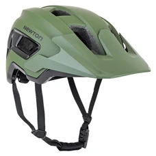 CASQUE VELO ADULTE NEWTON VTT CORSICA VERT INSERT NOIR TAILLE 59-61 VISIERE REGLABLE REGLAGE MOLETTE 330 g