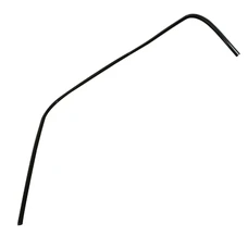 BORDURE/JONC DE TABLIER AVANT GAUCHE NOIR BRILLANT ORIGINE PIAGGIO 125-250-300 VESPA GTS 2009>2018 -1B00579-
