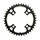 PLATEAU VTT 4BRA D.96 POUR SUNRACE 40DTS MONO MX 12/11/10V. NOIR NARROW-WIDE ALU COMPATIBLE AUTRES MARQUES