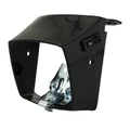 COWLING FOR HEADLIGHT FOR MOPED PEUGEOT 103 MVL, VOGUE BLACK (WITH SPRING + BRACKET) -SELECTION P2R