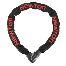 ANTIVOL VELO CHAINE A CLE NEWTON DIAM 8,5 mm LONG 1 M NOIR AVEC SERRURE INTEGREE AVEC MECANISME DE VERROUILLAGE A TRIPLE ROULEMENTS A BILLES (CHAINE EN ACIER TREMPE) HOMOLOGUE ART **