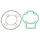 GASKET SET FOR CYLINDER KIT FOR SCOOT MALOSSI CAST IRON FOR PIAGGIO 50 NRG/GILERA 50 RUNNER (+MHR)