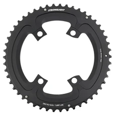 PLATEAU ROUTE 4BRA D.110 POUR SHIMANO R9200/8100/7100 STRONGLIGHT DOUBLE 50DTS EXTERIEUR NOIR (POUR INTERIEUR 36DTS) NON FILETE - EPAISSEUR mm 12V. PRENDRE REF POUR KIT INTRAVIS