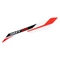 DECAL- RIGHT REAR COWL  "PIAGGIO GENUINE PART" (RED/BLACK/WHITE)  GILERA 50 SMT, RCR 2018>  -2H002136-